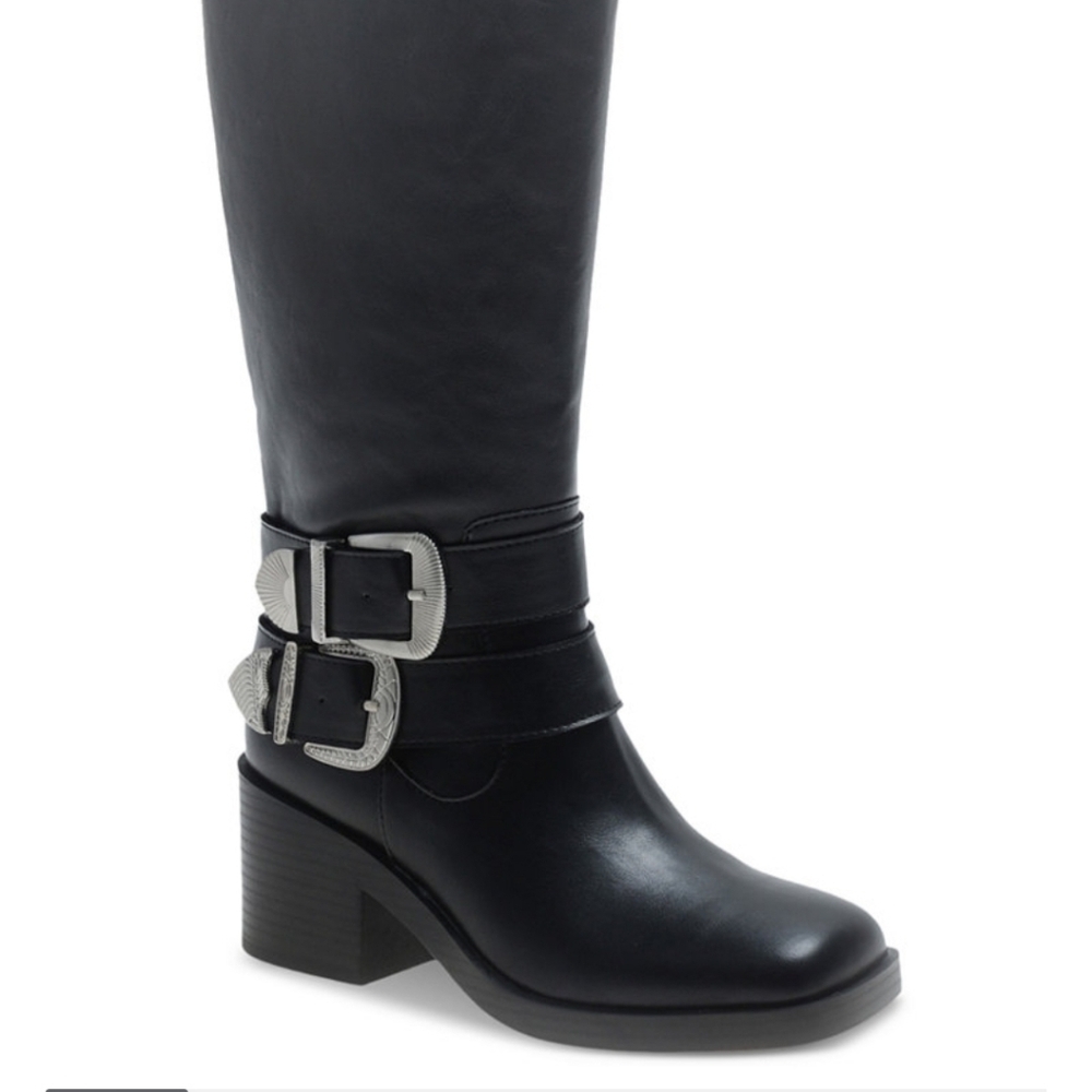 WILD PAIR NEW MOTO BOOTS BLACK